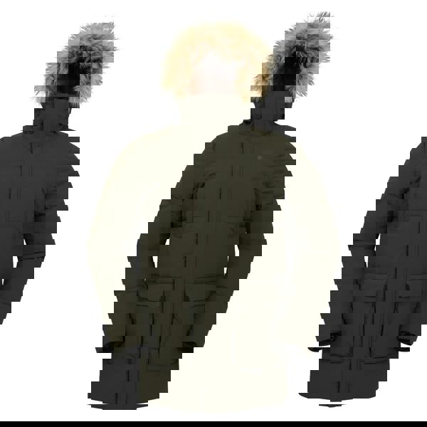 Mountain Warehouse Mens Fern Water Resistant Padded Parka - Khaki Green - 