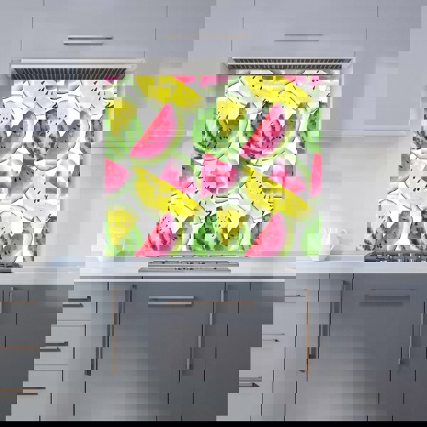 Warren Reed - Designer Colourful Melon Pattern Kitchen Splashback