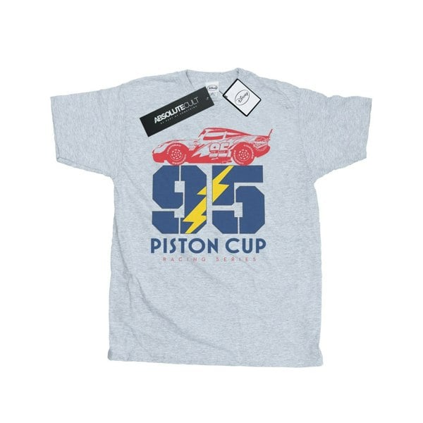 Disney Mens Cars Piston Cup 95 T-Shirt - Sports Grey