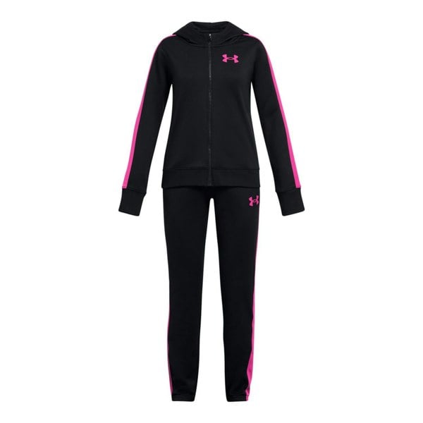 Under Armour Childrens/Kids Knitted Hooded Tracksuit - Black