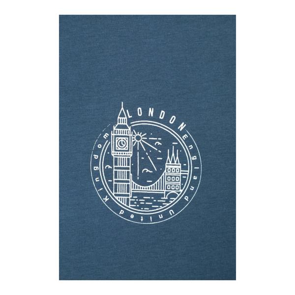 Mountain Warehouse Mens London Short-Sleeved T-Shirt - Dark Blue - Dark Blue - 100% Organic Cotton