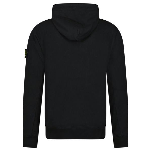 Stone Island 'Old Effect' Cotton Hoodie Black - chancefashionco