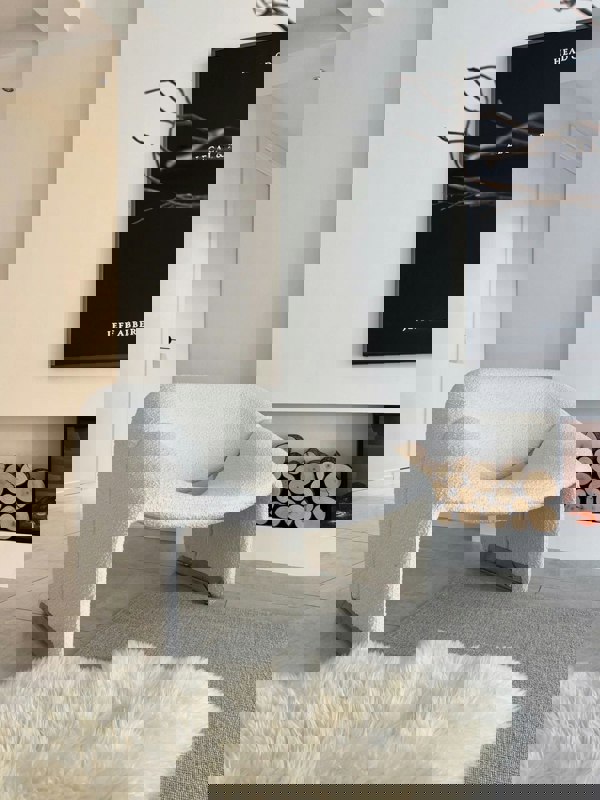 Rit Concept Onda Armchair, White Boucle