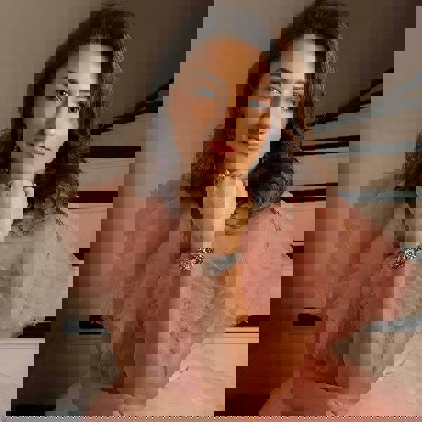 Sekonda Monica Silver & Rose Gold Plated Stone Set Watch 40643