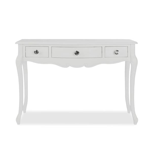 Statement Furniture Juliette French Dressing Table with Drawers and Crystal Handles