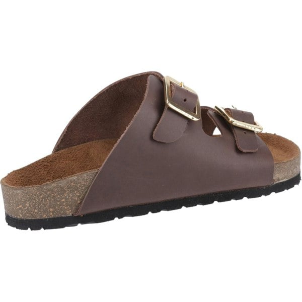 Cotswold Lushill Leather Women's Brown Sandals