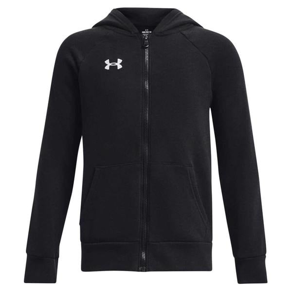 Under Armour Boys Logo Full Zip Hoodie - Black - 