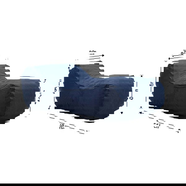 Dense Filling Comfy Lounger for Living Room Living and Home