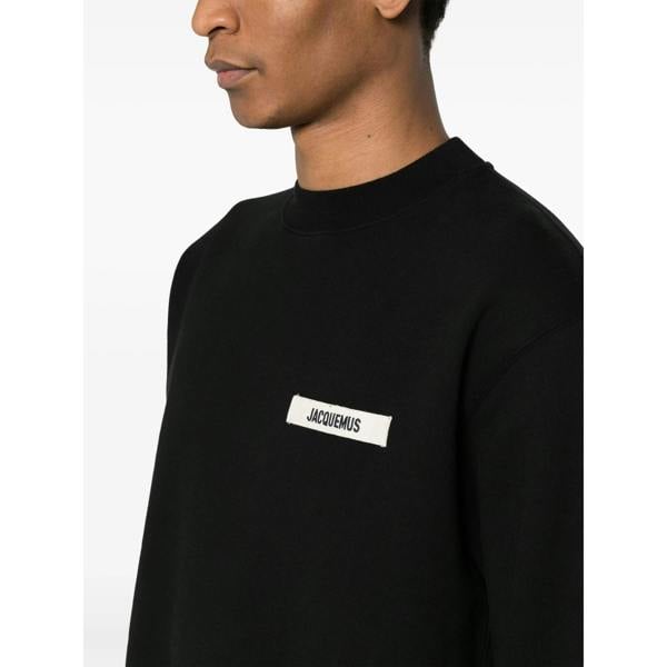 Jacquemus The Gros Grain Sweatshirt   in  Black