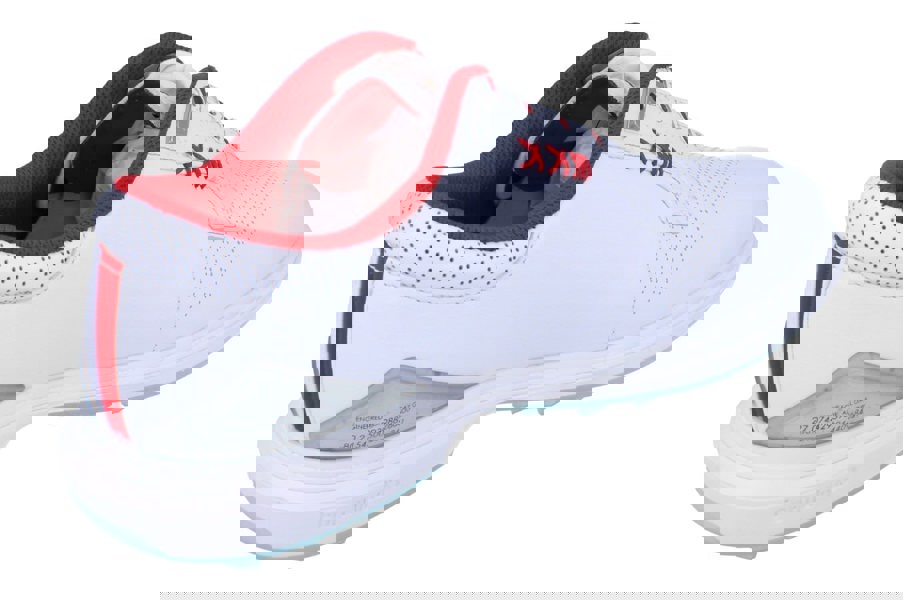 Nike Air Jordan Adg 5 Mens Golf Shoes Fq6642  101 - White Fire Red Metallic Silver 101 - Photo 2