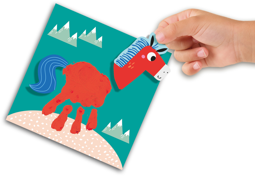 SES Creative My first - Fingerpaint handprint animals