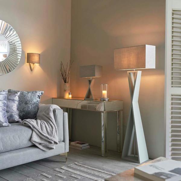 Pagazzi Lighting Kaden Floor Lamp Grey