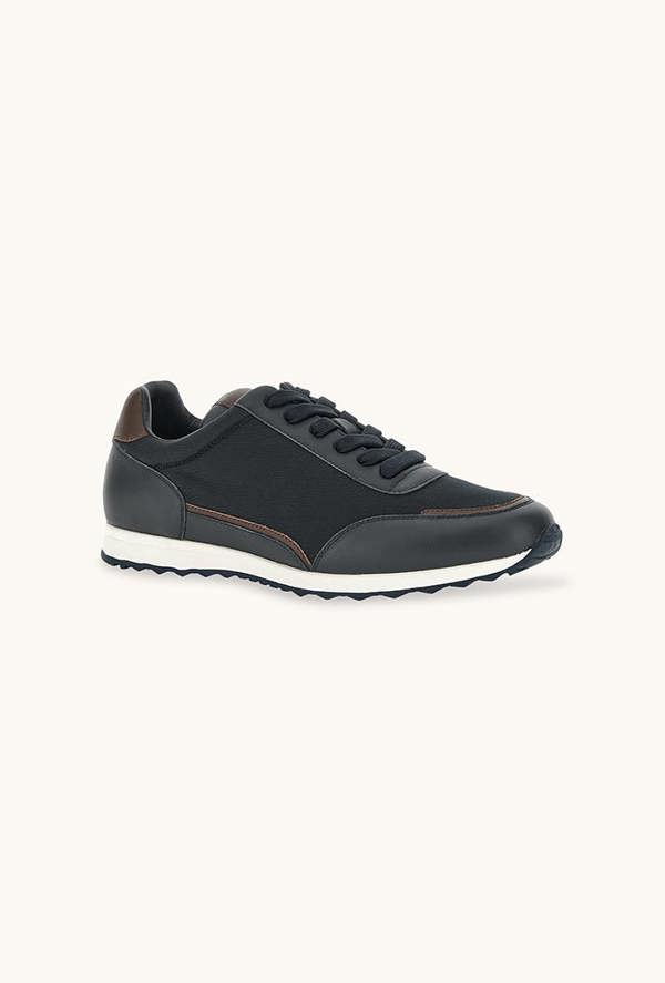 Paul & Shark Sneakers in Leather and Nylon