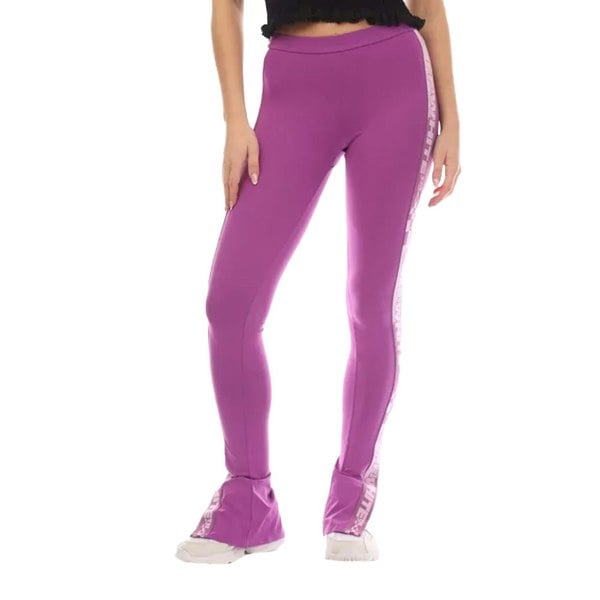 Off White Womens/Ladies Split Logo Leggings - Pink