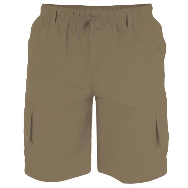 Duke Mens D555 Nick Elasticated Waist Cargo Shorts - Sand - 