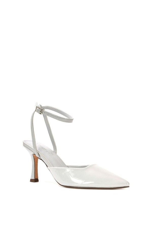 XY LONDON Pointed Toe Stiletto Heels With Ankle Strap