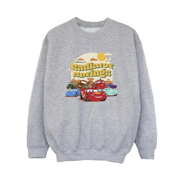 Disney Boys Cars Radiator Springs Group Sweatshirt - Sports Grey