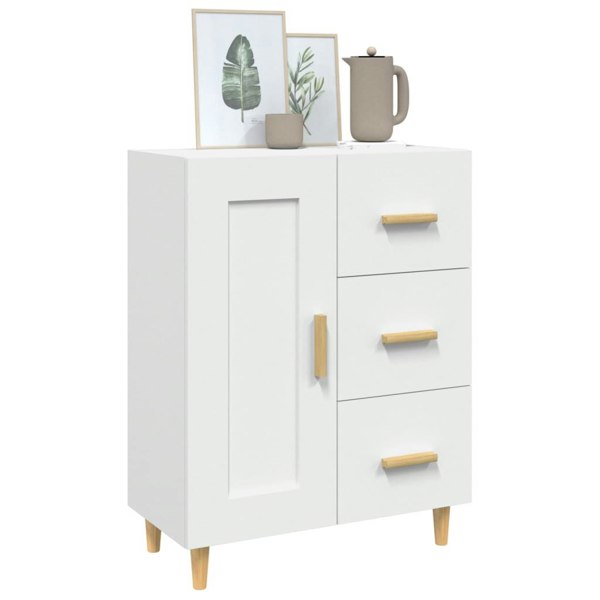 Berkfield Sideboard White 69.5x34x90 cm Engineered Wood