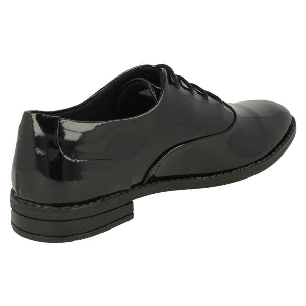 Clarks Girls Clarks Lace Up Brogue School Shoes Drew Star