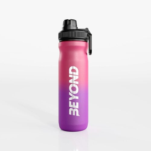 Beyond Shakers Pink & Purple Sports Bottle