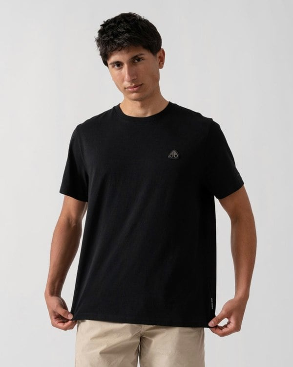 Moose Knuckles Crescent Mens T-Shirt - Black 292