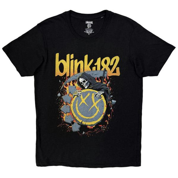 Blink-182 Reaper Smile Band Logo T Shirt