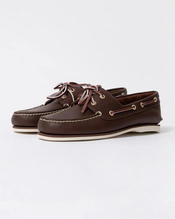 Timberland Earthkeepers Classic Mens Boat Shoe - Mid Brown - CHO - Designer Mens Shoes