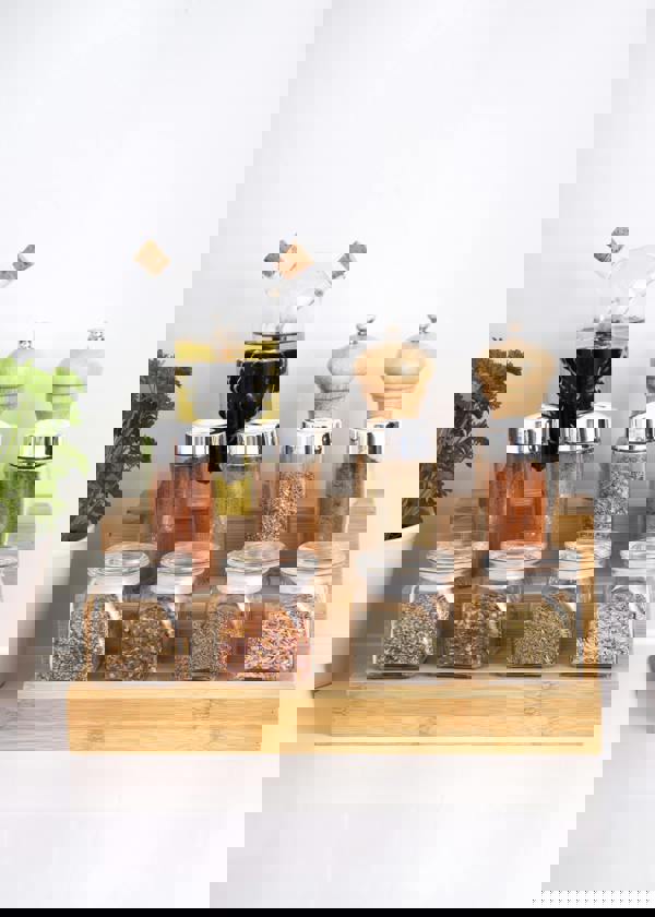 Copco Bamboo Cupboard Shelved Organiser