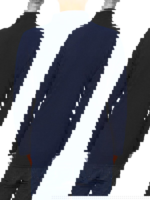 PennyPlain High Neck Top - French Navy