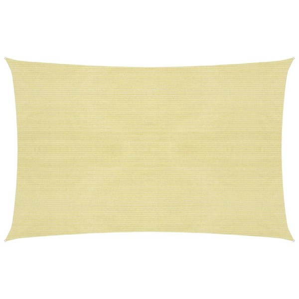 Berkfield Sunshade Sail 160 g/m�__ Beige 4x5 m HDPE