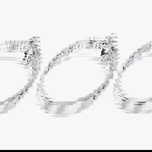 Swarovski Matrix Rhodium Plated Medium Zirconia Knot Bangle 5727120