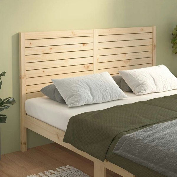 Berkfield Bed Headboard 141x4x100 cm Solid Wood Pine
