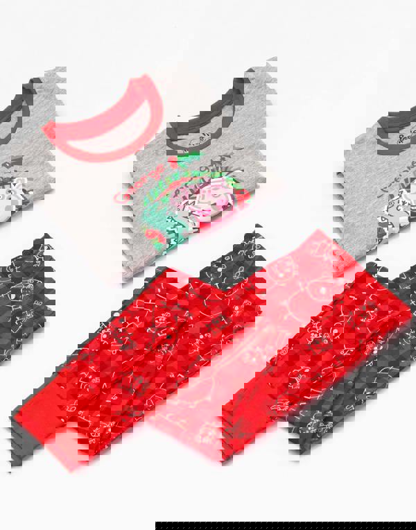 Peppa Pig Boys Red Long Sleeve Long Leg Pyjama Set [dis]