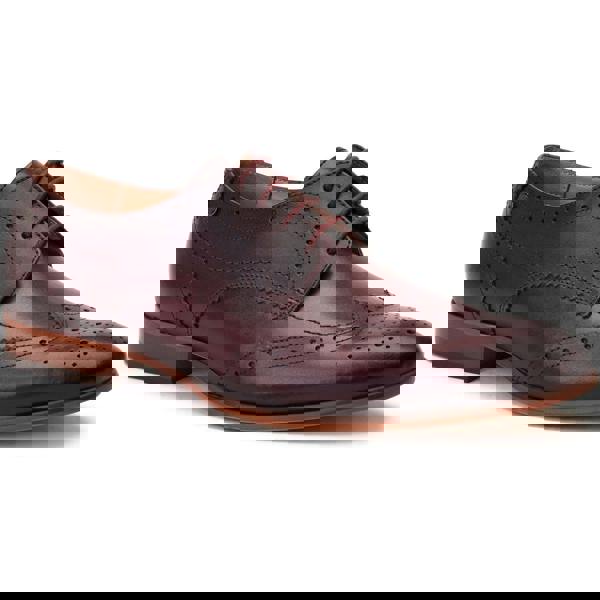 Base London Base London BARBERA Mens Brogue Shoes Dark Red