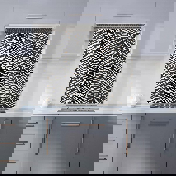 Warren Reed - Designer Zebra Pattern Kitchen Splashback
