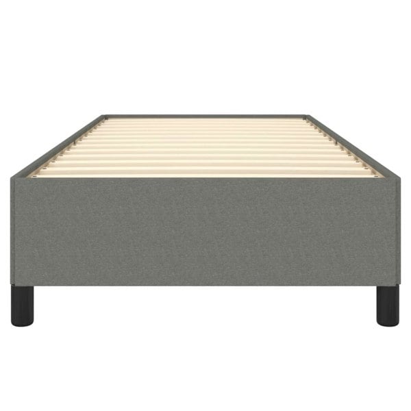Berkfield Bed Frame Dark Grey 90x190 cm 3FT Single Fabric