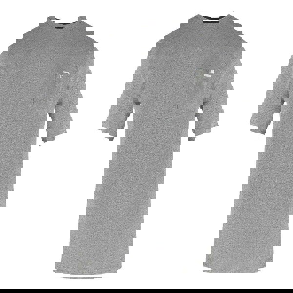 Aquascutum Mens Logo Chest Pocket T-Shirt - Light Grey