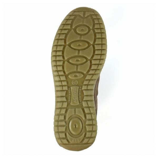 Taupe Grisport Winchcombe active shoes with an active sole unit for grip and comfort