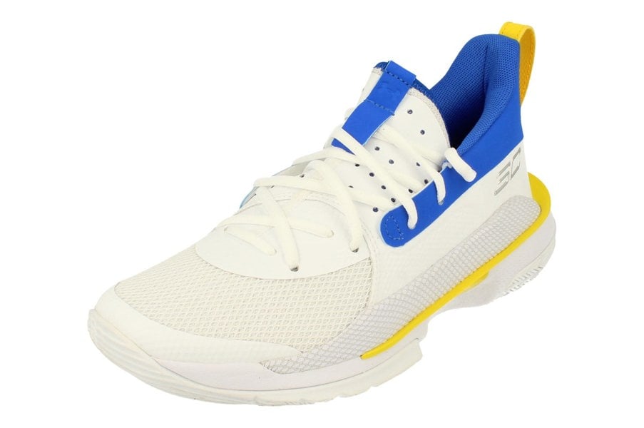 Under Armour Tb Curry 7 Mens Basketball Trainers 3023300  106 - White 106 - Photo 0