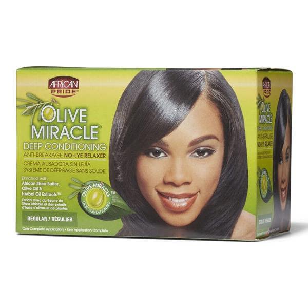 African Pride Olive Miracle Relaxer Super Kit
