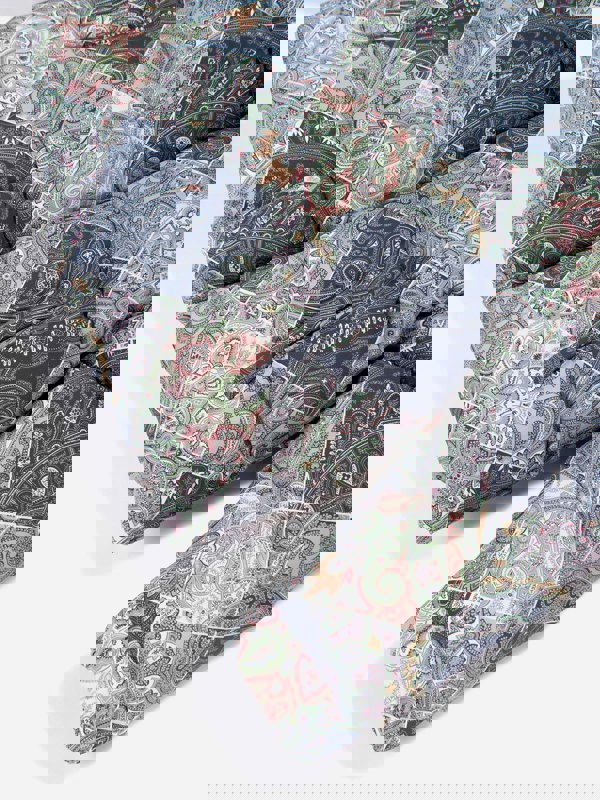 Etro Kids Paisley Puffer Jacket in Blue