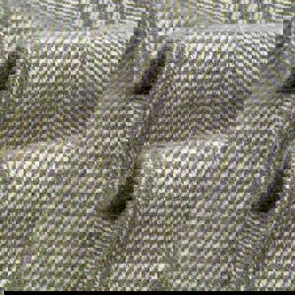 Evening Tales - Pure New Wool Blanket - Traditional Herringbone - Avocado - Heating & Plumbing London - Throw