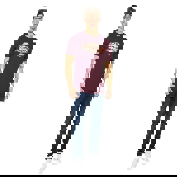 Crosshatch Mens Hellmere T-Shirt - Rum Raisin - 