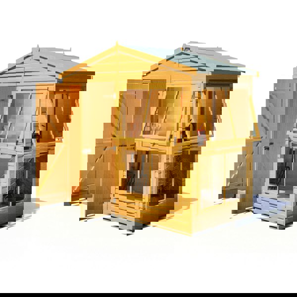 8x4 Sunhut Potting Shed with double doors - Best Shed