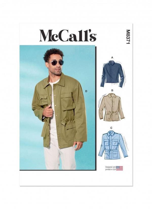 McCalls 8371 Paper Sewing Pattern – Women's Jacket, Intermediate