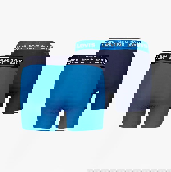 Levi's REPEAT LOGO Mens 3-Pack Trunks Blue Combo