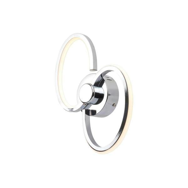 Pagazzi Lighting Simona 2 Light Polished Chrome LED Wall Light