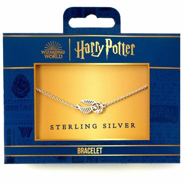 The Carat Shop Harry Potter sterling silver Golden snitch charm bracelet