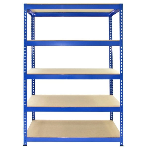 Monster Racking 3 x Q-Rax Blue 120 x 50 x 180cm & 2 x Racking Blue 90 x 50 x 180cm