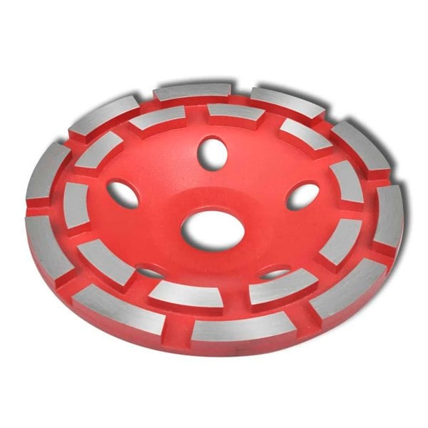 Berkfield Diamond Grinding Cup Wheel Double Row 180mm